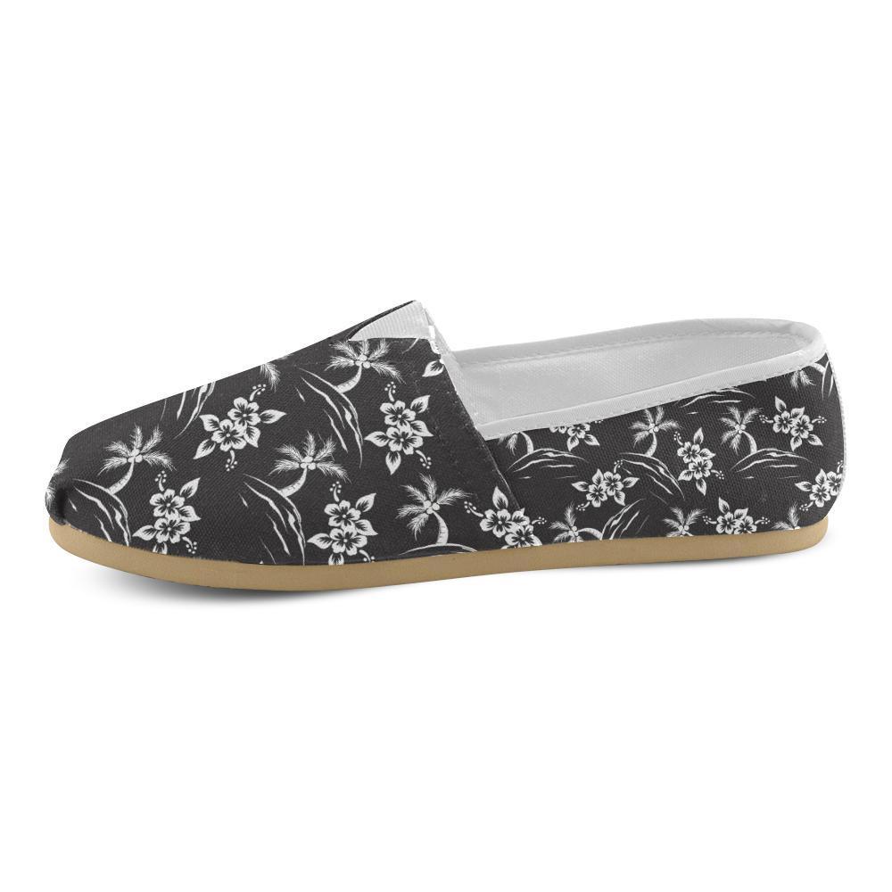 Palm Tree Pattern Print Design PT02 Women Casual Shoes-JorJune.com