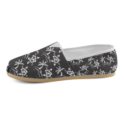 Palm Tree Pattern Print Design PT02 Women Casual Shoes-JorJune.com