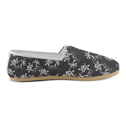 Palm Tree Pattern Print Design PT02 Women Casual Shoes-JorJune.com