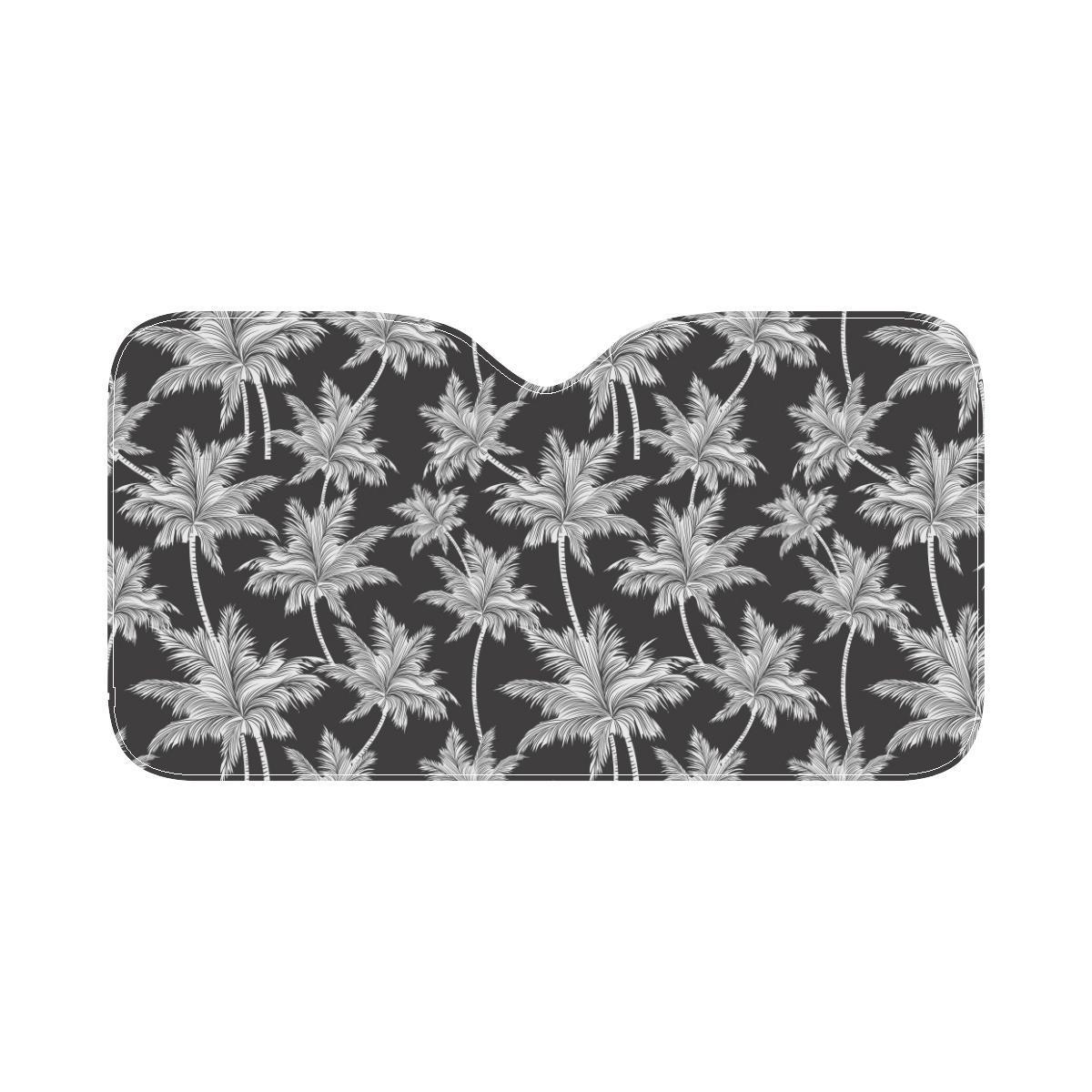 Palm Tree Pattern Print Design PT03 Car Sun Shade-JorJune