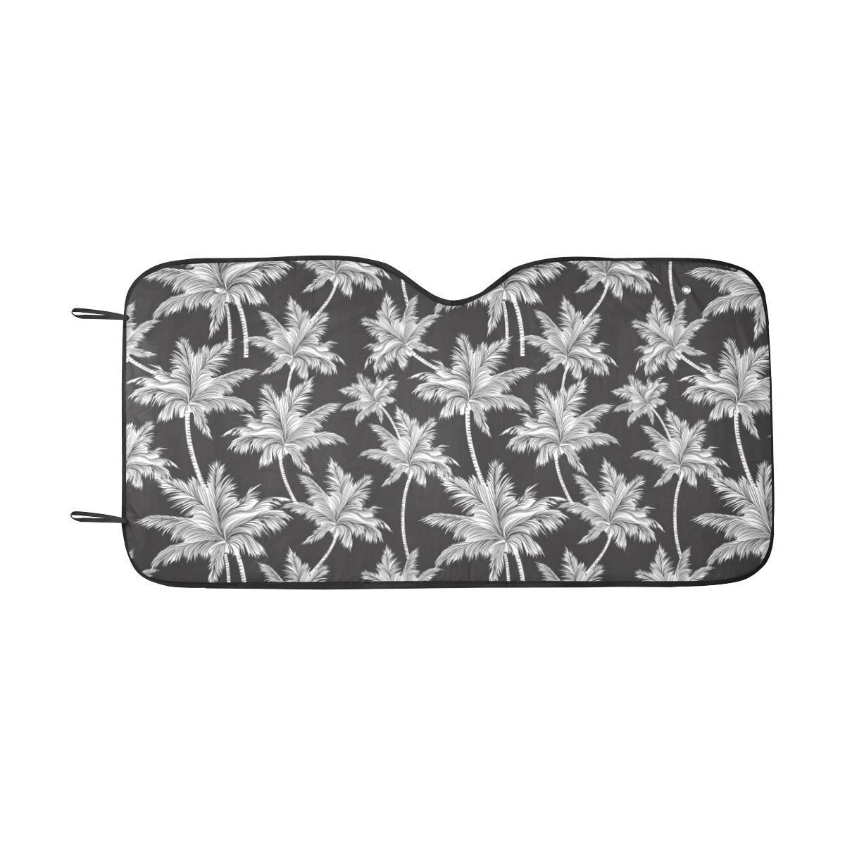 Palm Tree Pattern Print Design PT03 Car Sun Shade-JorJune