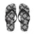 Palm Tree Pattern Print Design PT03 Flip Flops-JorJune