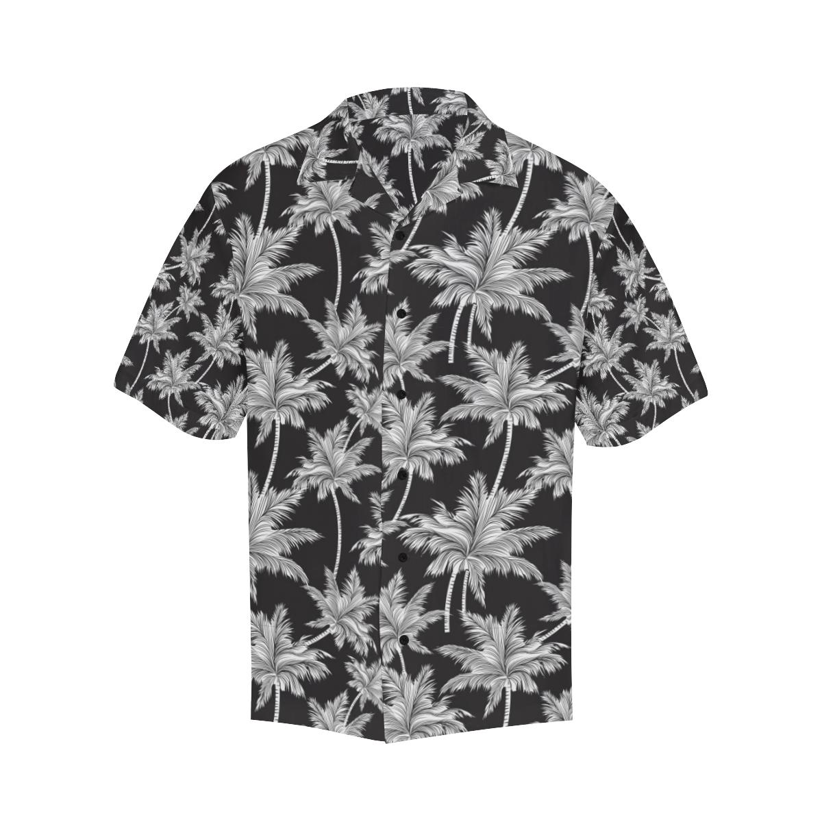 Palm Tree Pattern Print Design PT03 Men Hawaiian Shirt-JorJune