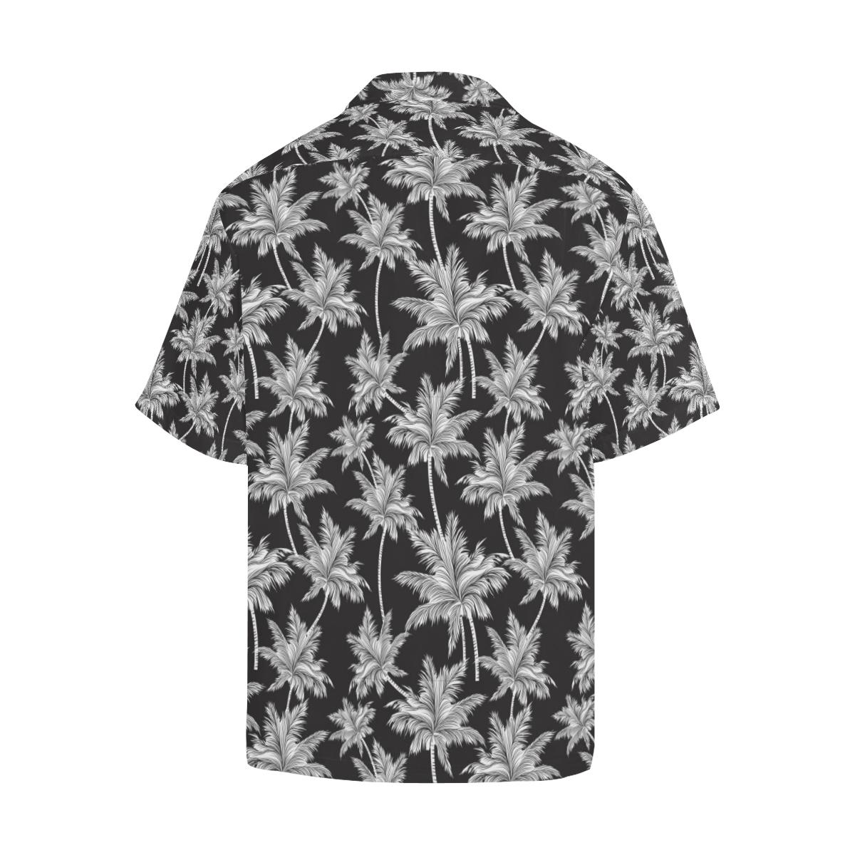 Palm Tree Pattern Print Design PT03 Men Hawaiian Shirt-JorJune
