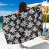 Palm Tree Pattern Print Design PT03 Sarong Pareo Wrap-JORJUNE.COM