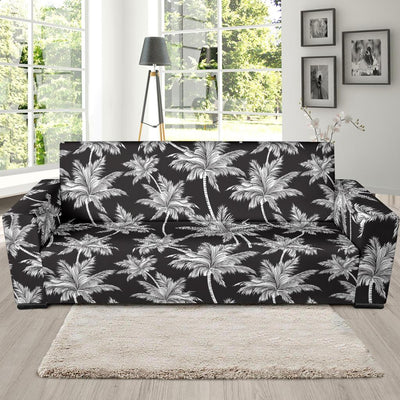 Palm Tree Pattern Print Design PT03 Sofa Slipcover-JORJUNE.COM