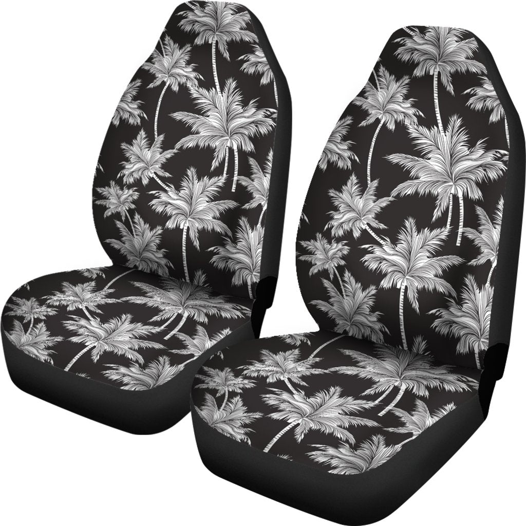 Palm Tree Pattern Print Design PT03 Universal Fit Car Seat Covers-JorJune