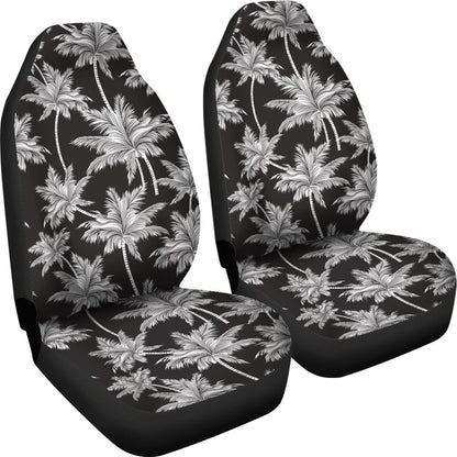 Palm Tree Pattern Print Design PT03 Universal Fit Car Seat Covers-JorJune