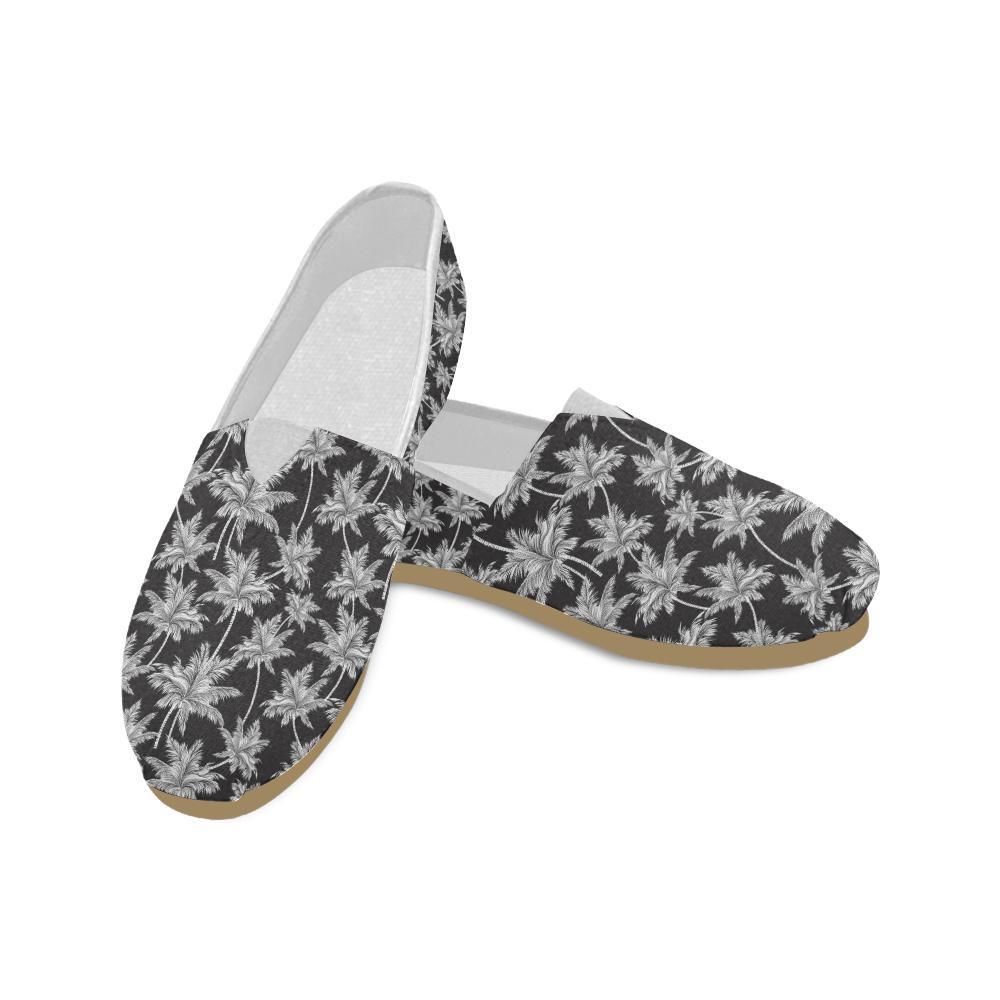Palm Tree Pattern Print Design PT03 Women Casual Shoes-JorJune.com