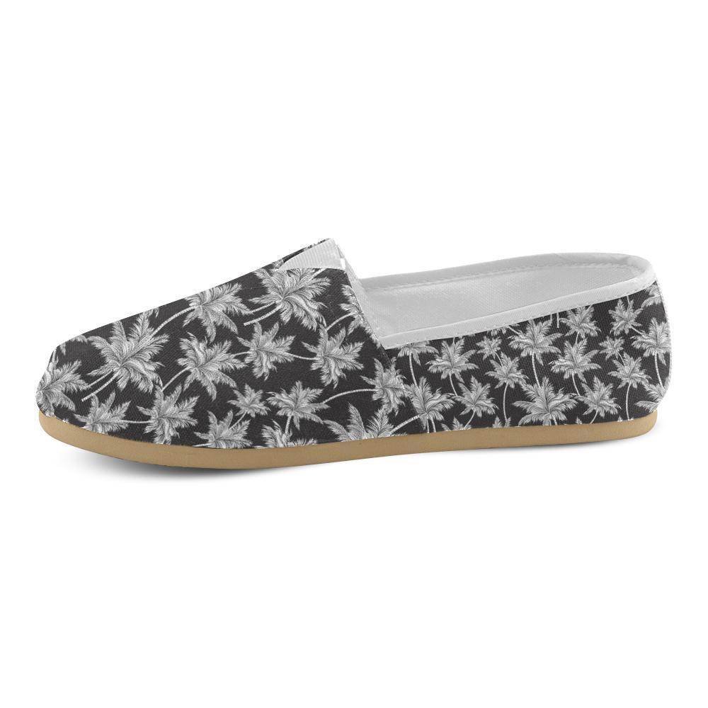 Palm Tree Pattern Print Design PT03 Women Casual Shoes-JorJune.com
