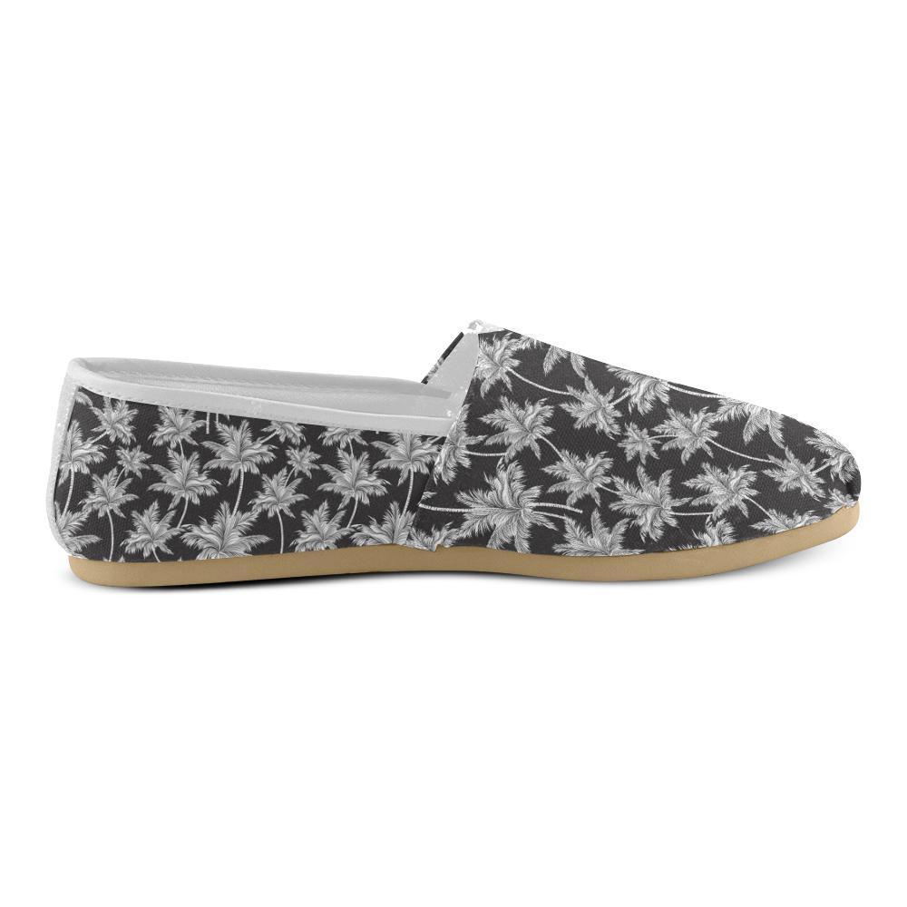Palm Tree Pattern Print Design PT03 Women Casual Shoes-JorJune.com