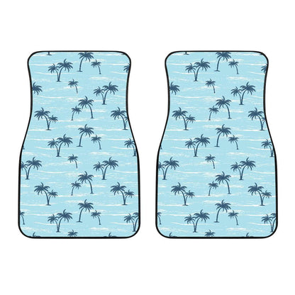 Palm Tree Pattern Print Design PT04 Car Floor Mats-JORJUNE.COM