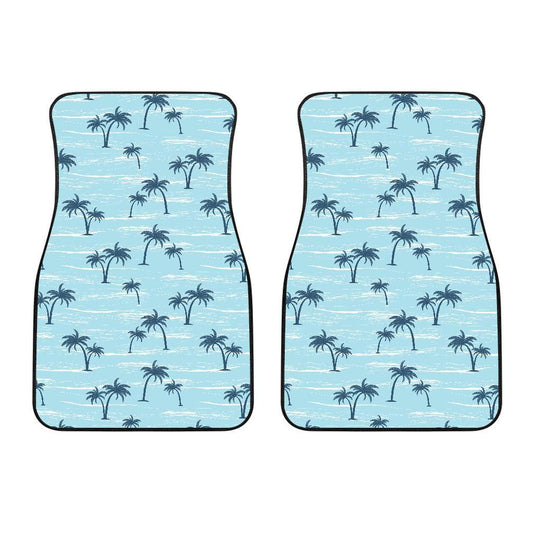 Palm Tree Pattern Print Design PT04 Car Floor Mats-JORJUNE.COM