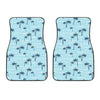 Palm Tree Pattern Print Design PT04 Car Floor Mats-JORJUNE.COM