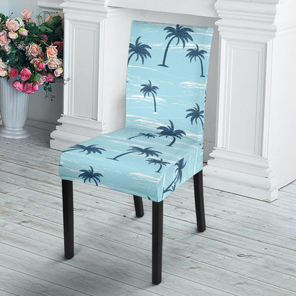Palm Tree Pattern Print Design PT04 Dining Chair Slipcover-JORJUNE.COM