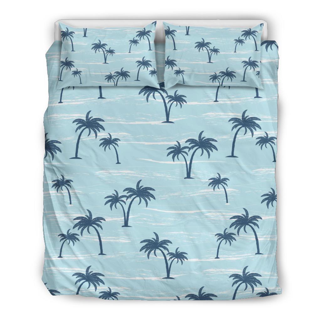 Palm Tree Pattern Print Design PT04 Duvet Cover Bedding Set-JORJUNE.COM