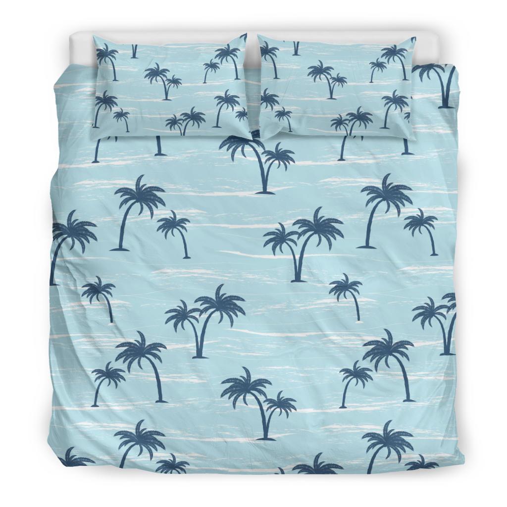 Palm Tree Pattern Print Design PT04 Duvet Cover Bedding Set-JORJUNE.COM