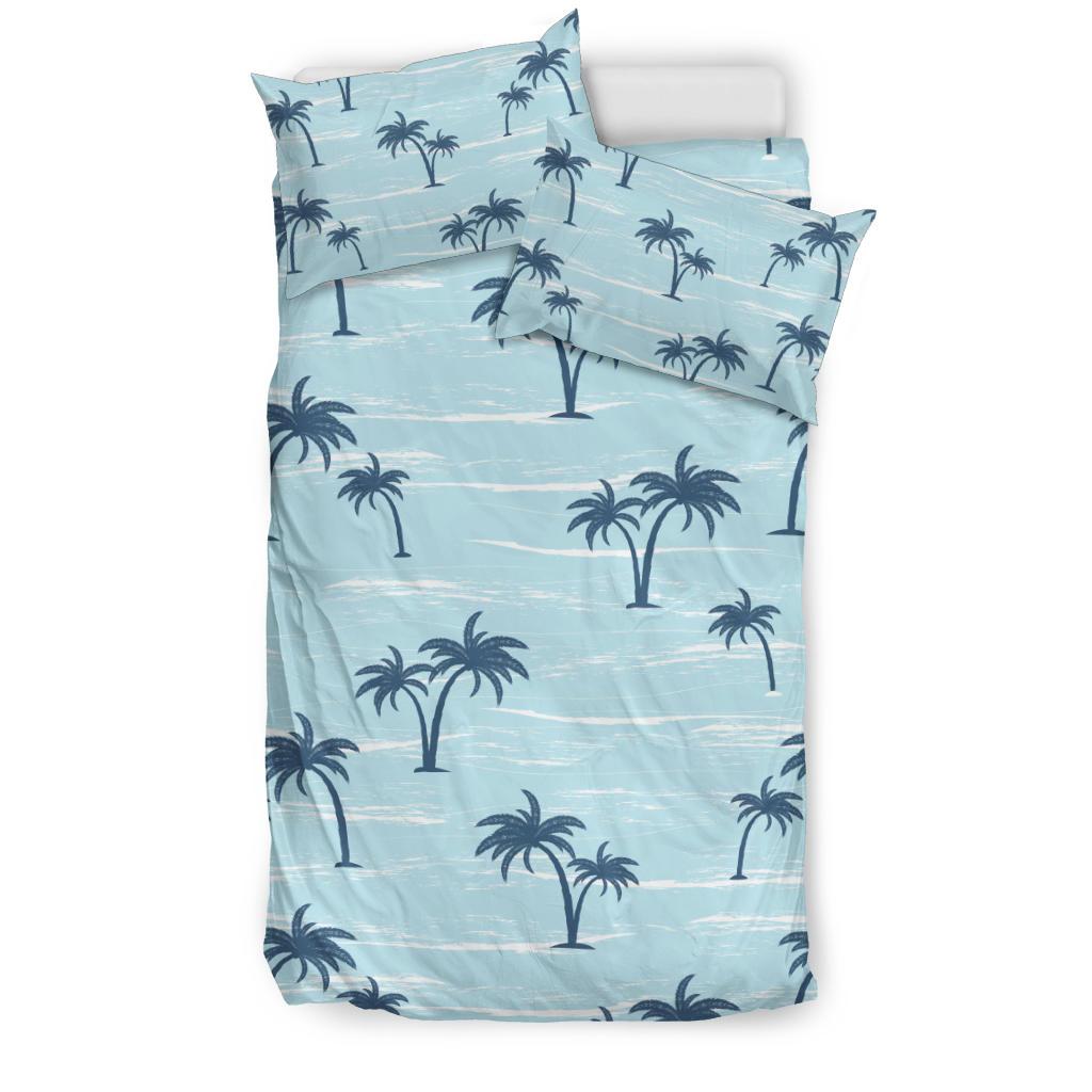 Palm Tree Pattern Print Design PT04 Duvet Cover Bedding Set-JORJUNE.COM