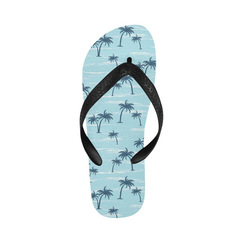 Palm Tree Pattern Print Design PT04 Flip Flops-JorJune