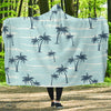 Palm Tree Pattern Print Design PT04 Hooded Blanket-JORJUNE.COM