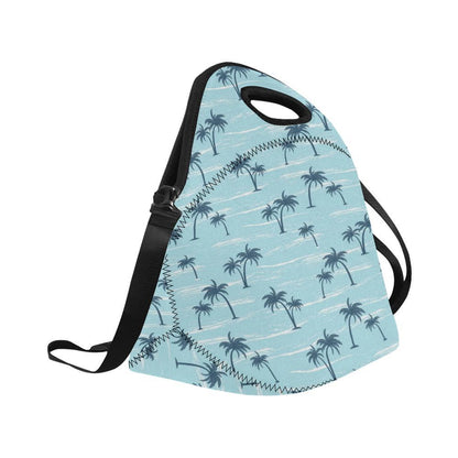 Palm Tree Pattern Print Design PT04 Neoprene Lunch Bag-JorJune