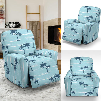 Palm Tree Pattern Print Design PT04 Recliner Slipcover-JORJUNE.COM