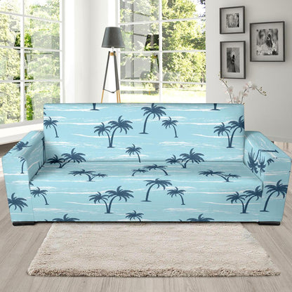 Palm Tree Pattern Print Design PT04 Sofa Slipcover-JORJUNE.COM