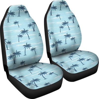 Palm Tree Pattern Print Design PT04 Universal Fit Car Seat Covers-JorJune