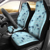 Palm Tree Pattern Print Design PT04 Universal Fit Car Seat Covers-JorJune