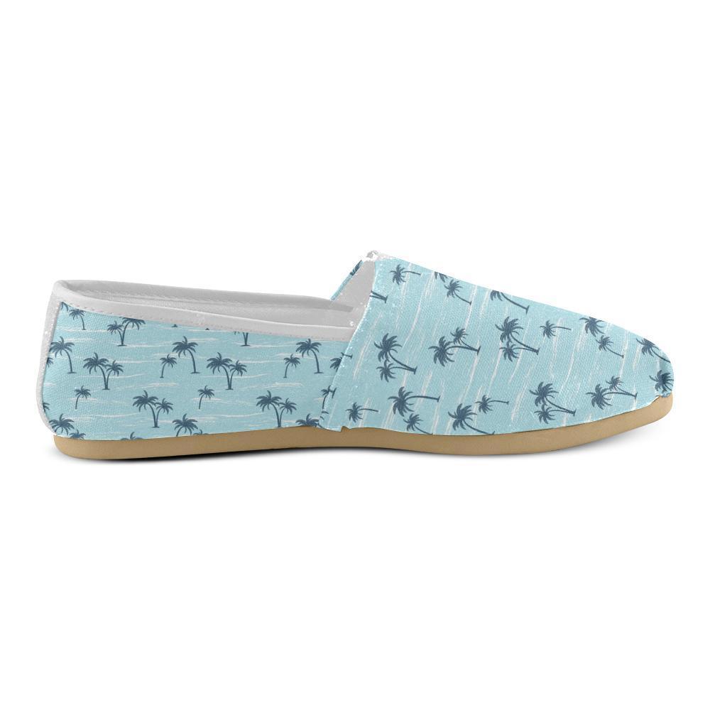 Palm Tree Pattern Print Design PT04 Women Casual Shoes-JorJune.com