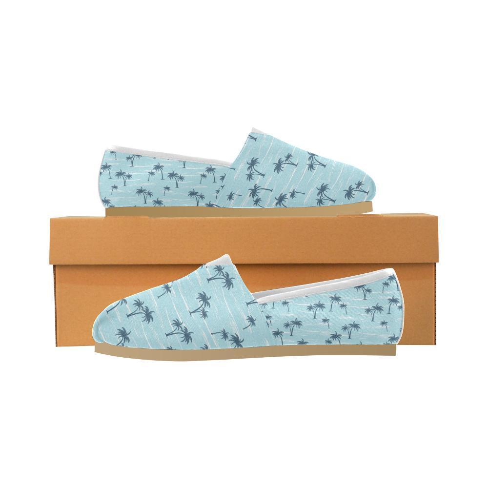 Palm Tree Pattern Print Design PT04 Women Casual Shoes-JorJune.com