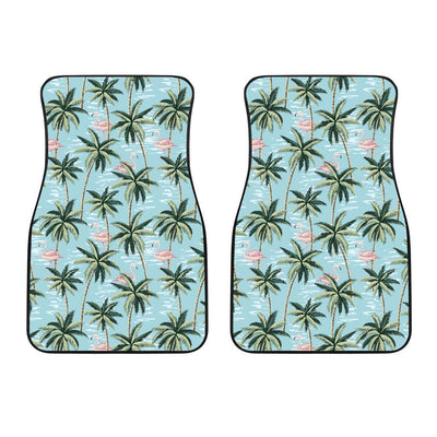 Palm Tree Pattern Print Design PT05 Car Floor Mats-JORJUNE.COM