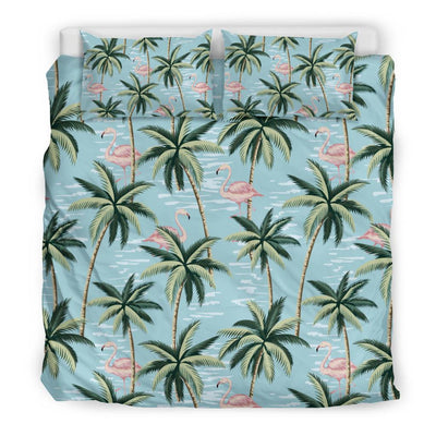 Palm Tree Pattern Print Design PT05 Duvet Cover Bedding Set-JORJUNE.COM