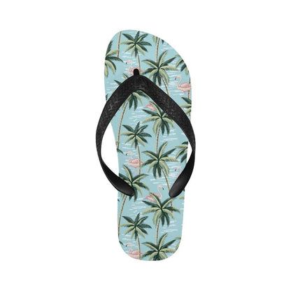 Palm Tree Pattern Print Design PT05 Flip Flops-JorJune