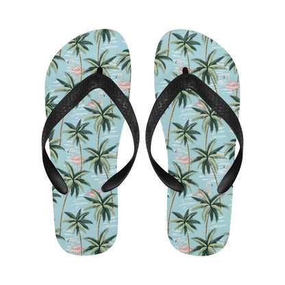 Palm Tree Pattern Print Design PT05 Flip Flops-JorJune