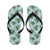 Palm Tree Pattern Print Design PT05 Flip Flops-JorJune