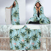 Palm Tree Pattern Print Design PT05 Hooded Blanket-JORJUNE.COM