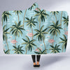 Palm Tree Pattern Print Design PT05 Hooded Blanket-JORJUNE.COM