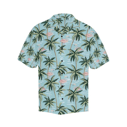 Palm Tree Pattern Print Design PT05 Men Hawaiian Shirt-JorJune