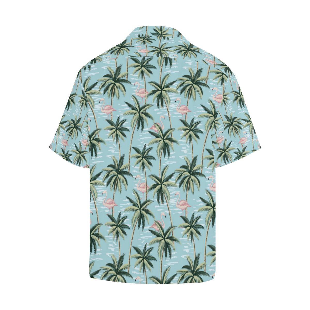 Palm Tree Pattern Print Design PT05 Men Hawaiian Shirt-JorJune