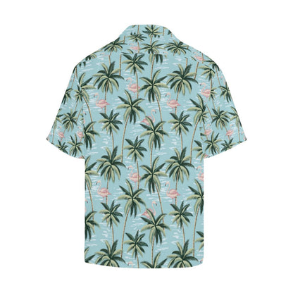 Palm Tree Pattern Print Design PT05 Men Hawaiian Shirt-JorJune