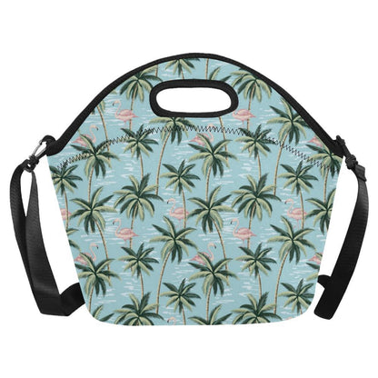Palm Tree Pattern Print Design PT05 Neoprene Lunch Bag-JorJune