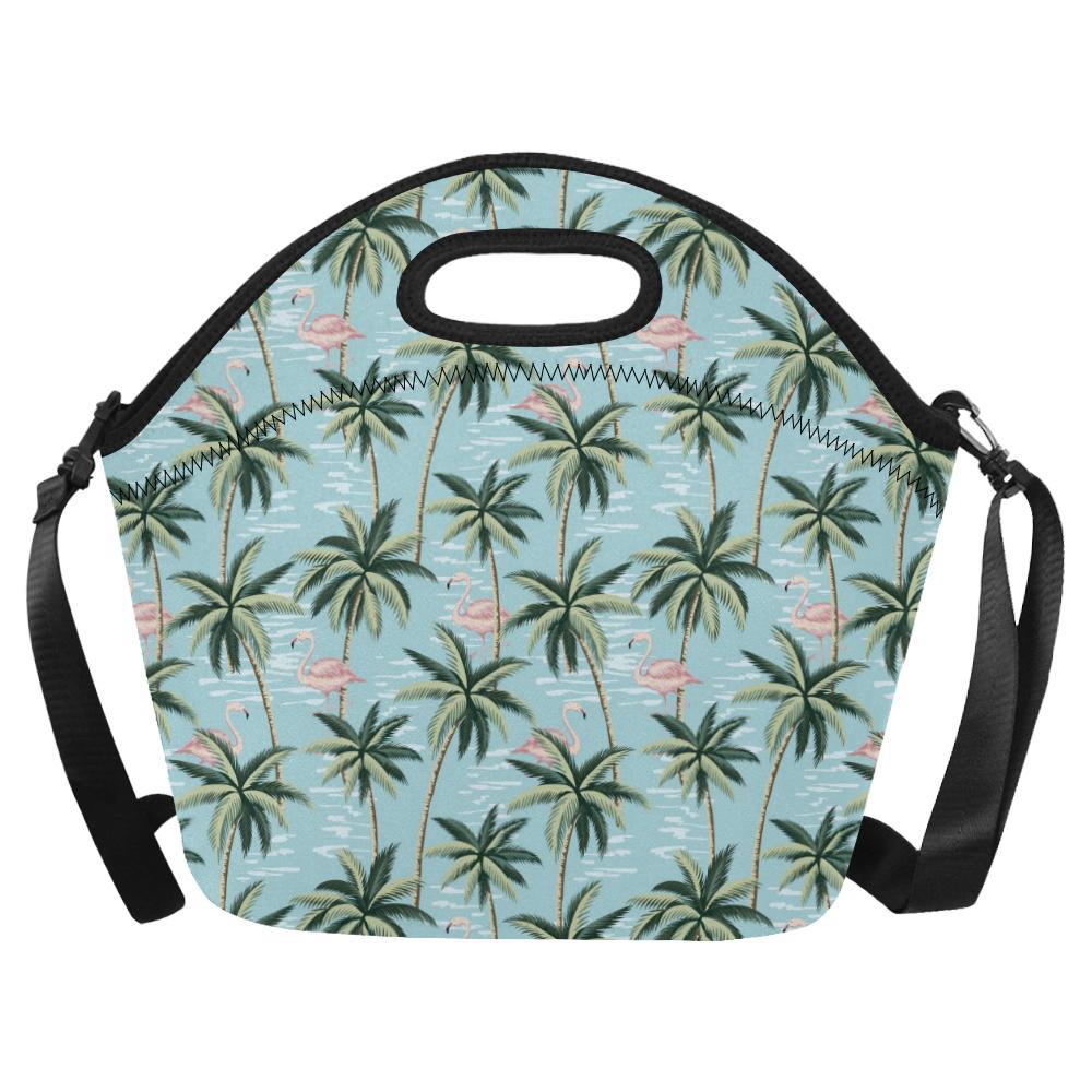 Palm Tree Pattern Print Design PT05 Neoprene Lunch Bag-JorJune