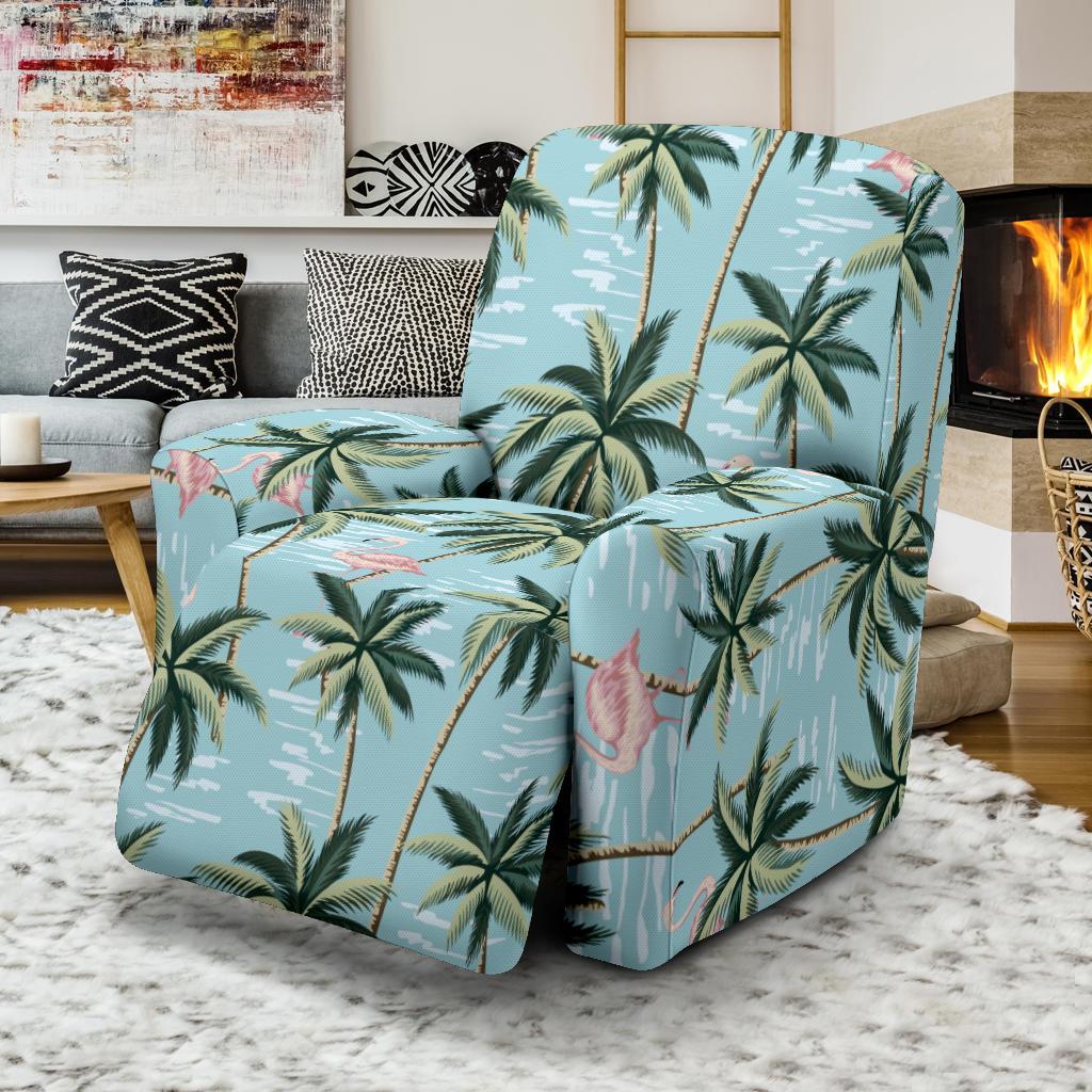 Palm Tree Pattern Print Design PT05 Recliner Slipcover-JORJUNE.COM