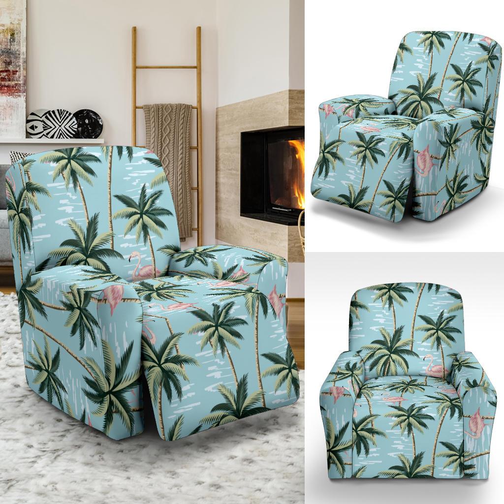 Palm Tree Pattern Print Design PT05 Recliner Slipcover-JORJUNE.COM