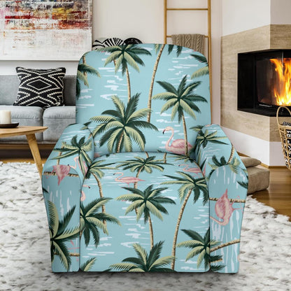 Palm Tree Pattern Print Design PT05 Recliner Slipcover-JORJUNE.COM