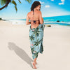 Palm Tree Pattern Print Design PT05 Sarong Pareo Wrap-JORJUNE.COM