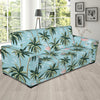 Palm Tree Pattern Print Design PT05 Sofa Slipcover-JORJUNE.COM