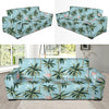 Palm Tree Pattern Print Design PT05 Sofa Slipcover-JORJUNE.COM