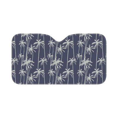 Palm Tree Pattern Print Design PT06 Car Sun Shade-JorJune